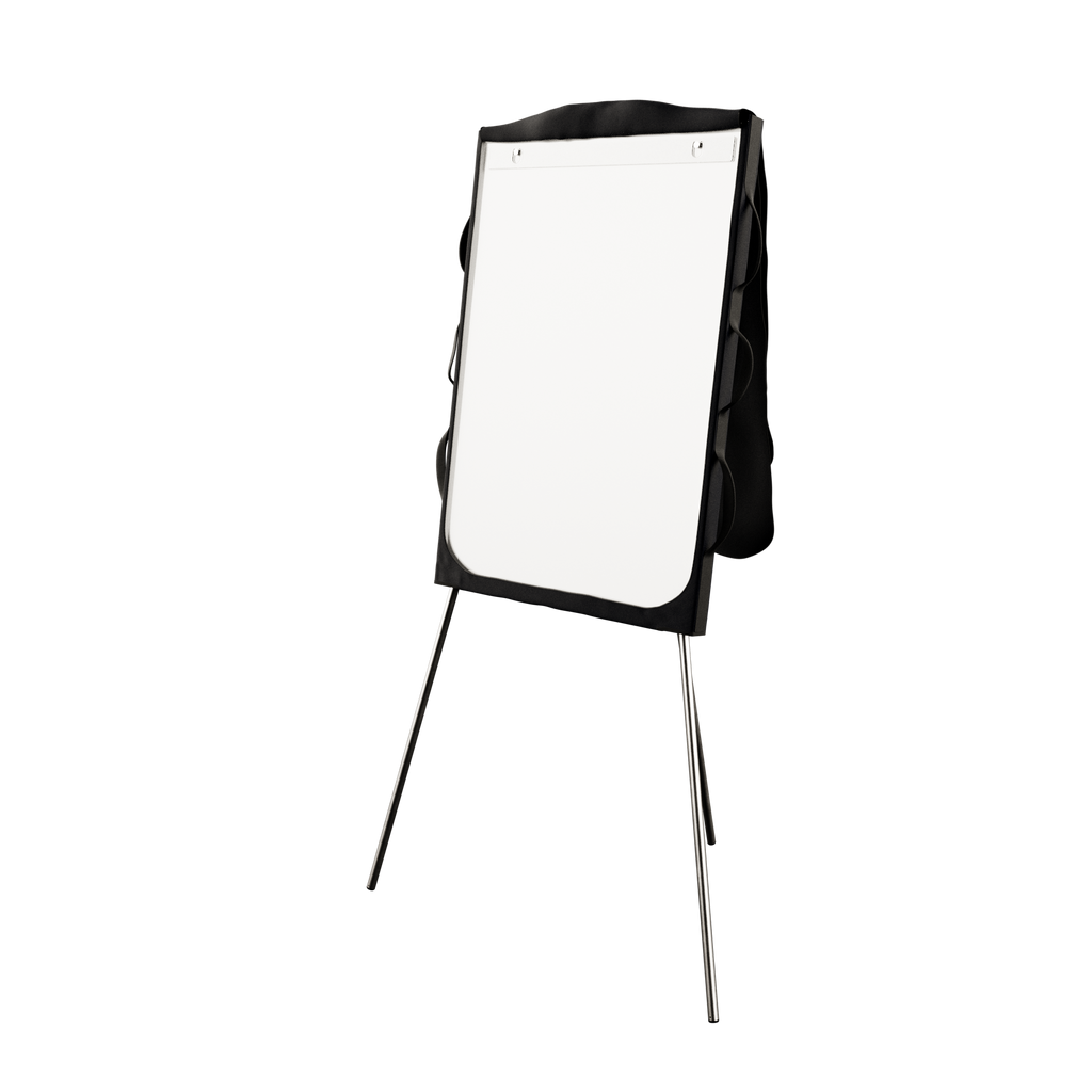 Flipchart OPERATOR aufgestellt mit Schutzhülle
