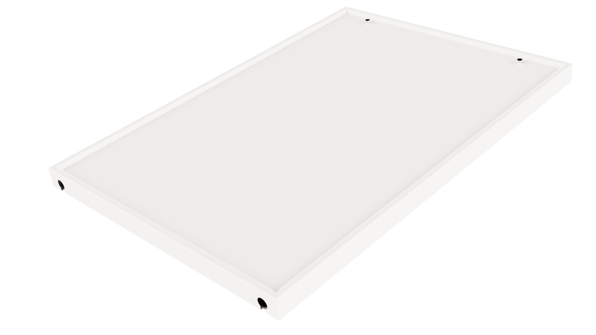 Flipchart OPERATOR zusammengeklappt, nur 52 mm dünn