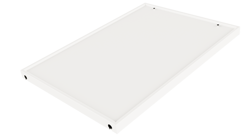 Flipchart OPERATOR zusammengeklappt, nur 52 mm dünn